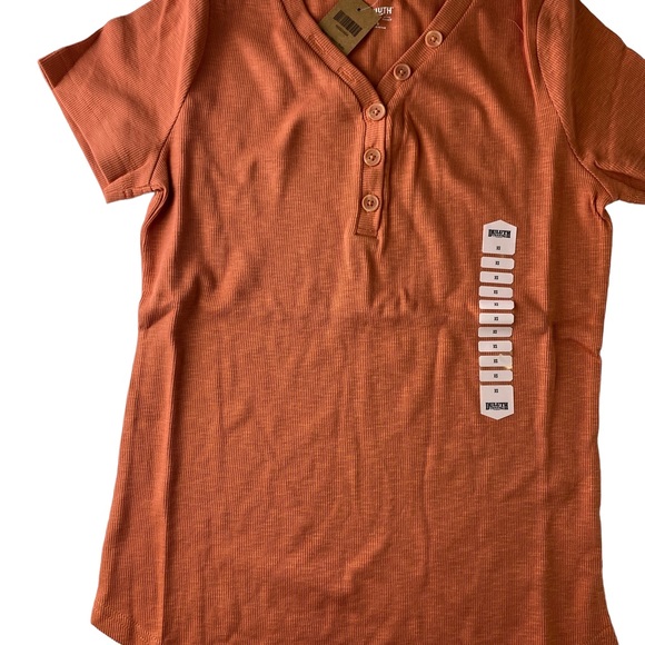 Women’s Makers Studio Cotton Rib Slub T Shirt - Picture 6 of 7